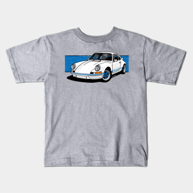 My drawing of the classic German coupe Kids T-Shirt by jaagdesign